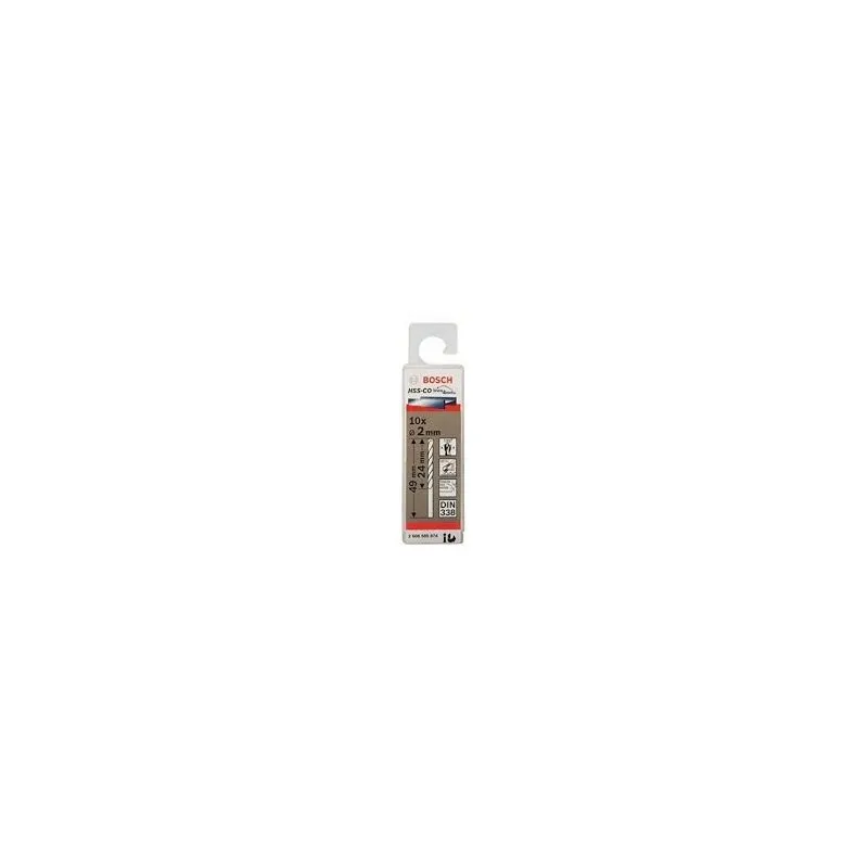 FORET METAL 2MM HSS-CO 10P BOSCH