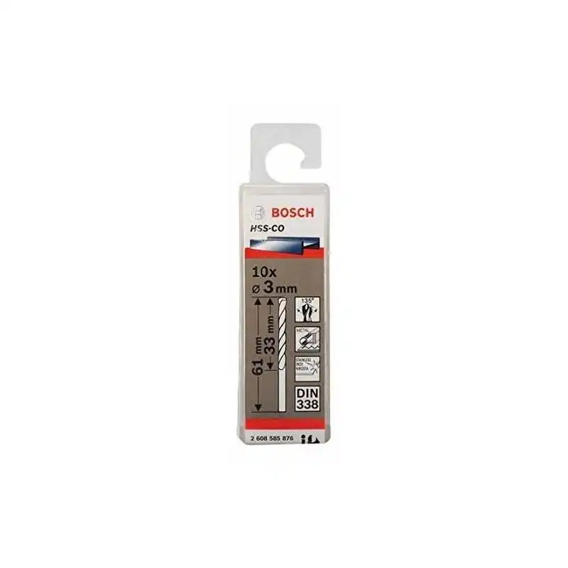 FORET METAL 3MM HSS-CO 10P BOSCH