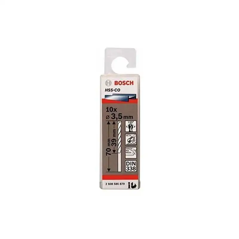 FORET METAL 3.5MM HSS-CO 10P BOSCH