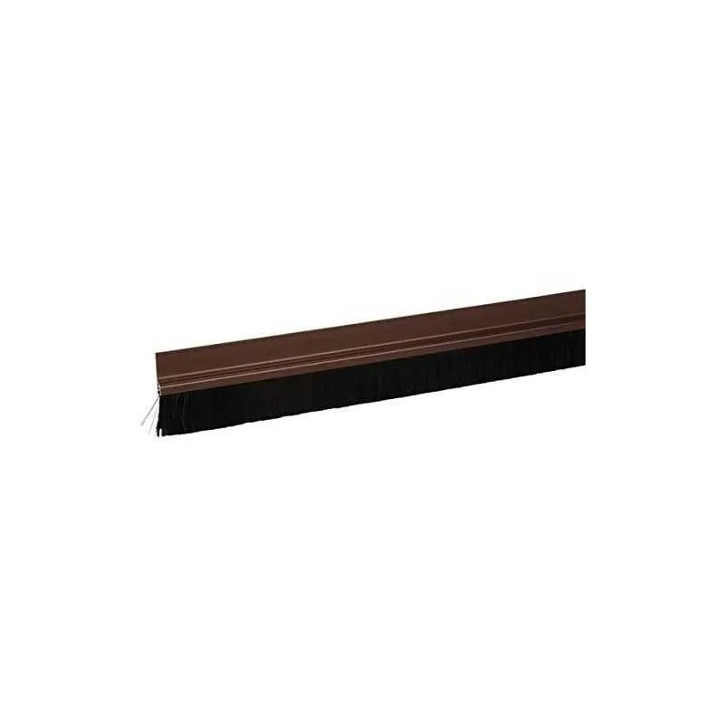 BAS ADHÉSIF DE PORTE AVEC BROSSE MARRON 1M SEAL