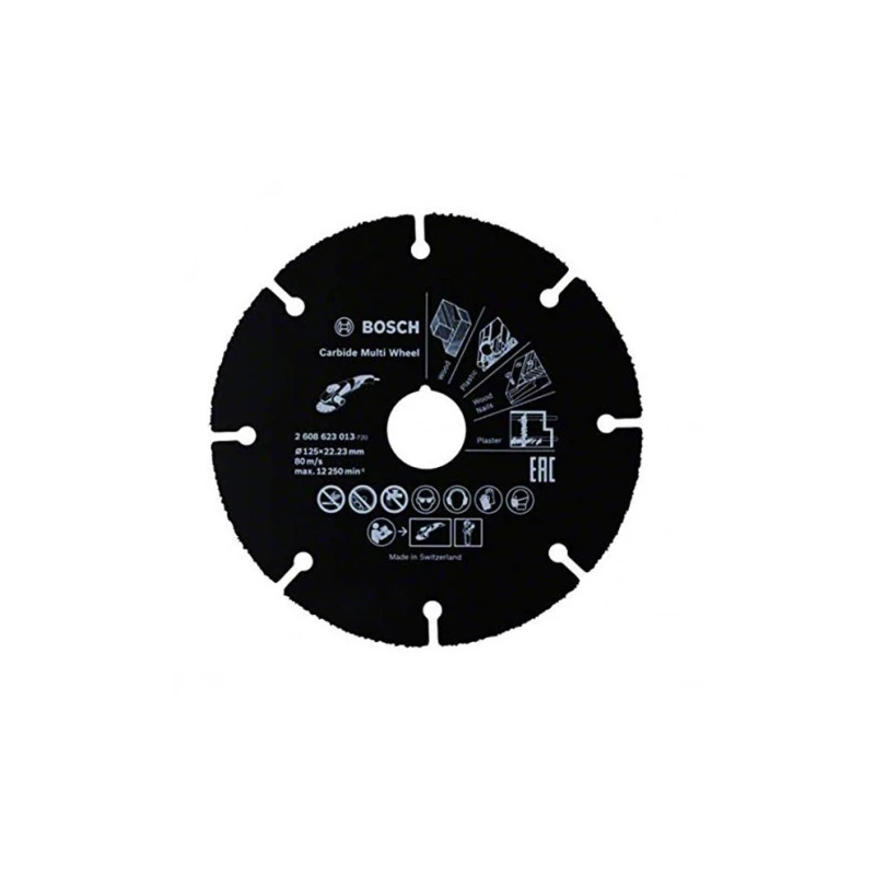 DISQUE À TRONCONNER 125*22.23CARBURE BOSCH