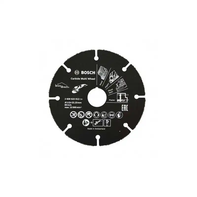 DISQUE À TRONÇONNER Ø115*22.23CARBURE BOSCH