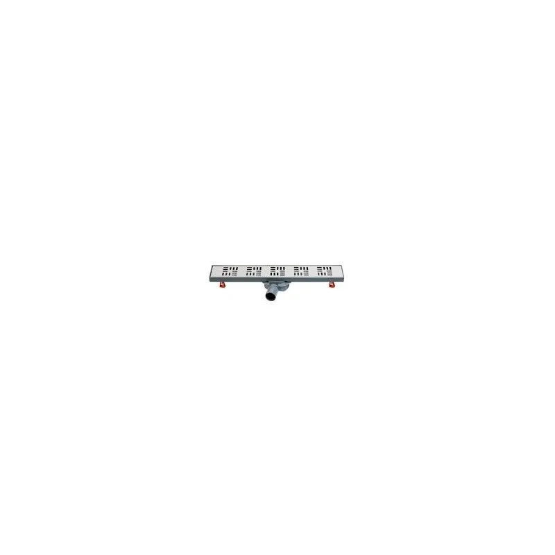 CANIVEAU DE DOUCHE GRILLE INOX 40CM LUXPLAST