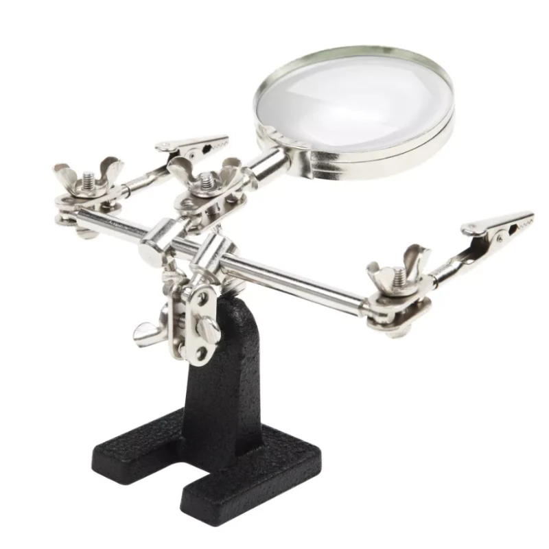 SUPPORT -PIECES AVEC LOUPE