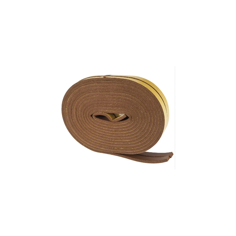 JOINT ADHÉSIF DE FENÊTRE EN PVC MARRON 9 MM*6M MAPPY