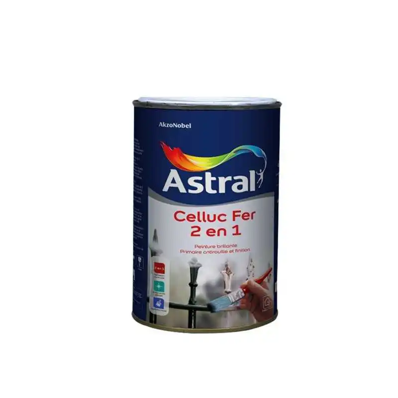 LAQUE CELLUC FER 2EN1 NOIR 1KG ASTRAL